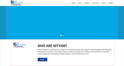 Desktop Screenshot of nityamwebtech.com